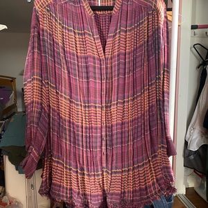 Free people button down shirt